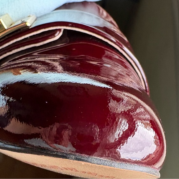 New Karl Lagerfeld Nelia Patent leather Loafers - Picture 4 of 9